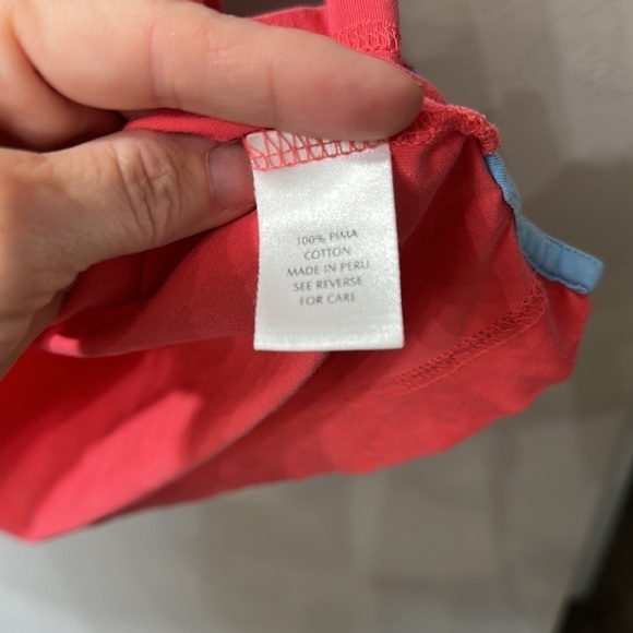 Lilly Pulitzer beach polo 100% Pima cotton pink size large. - Picture 5 of 10